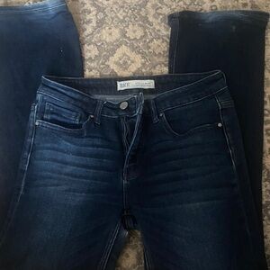 BKE Women's Deep Indigo Skinny Jeans